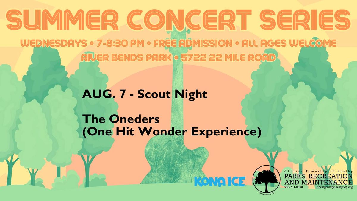 Summer Concert Series: Scout Night with The Oneders