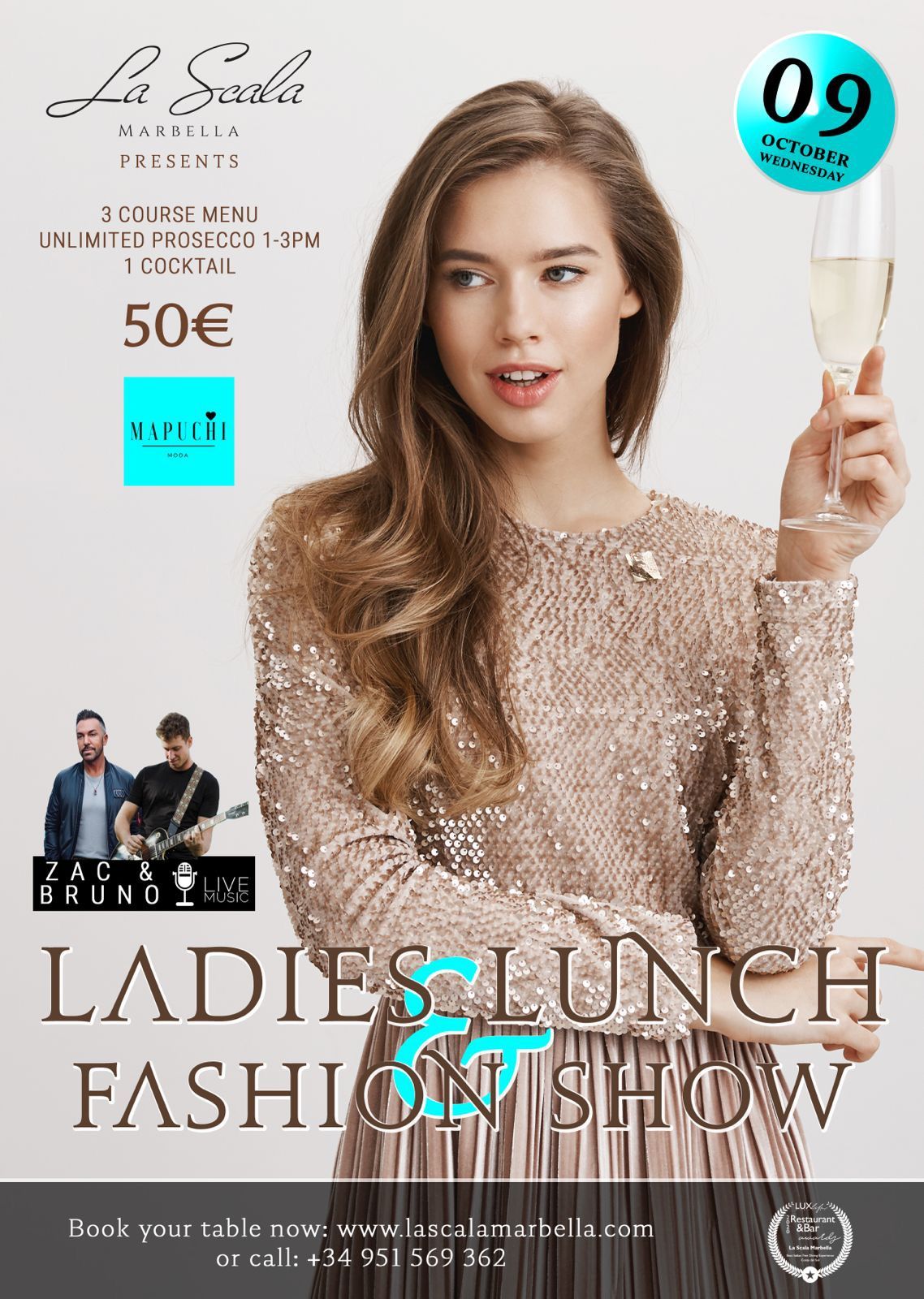 Ladies Lunch & Fashion Show Wed 9 Oct 