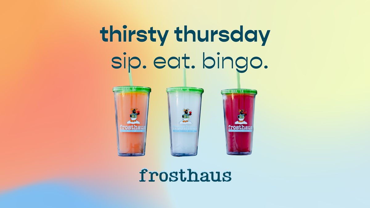 Thirsty Thursday Bingo