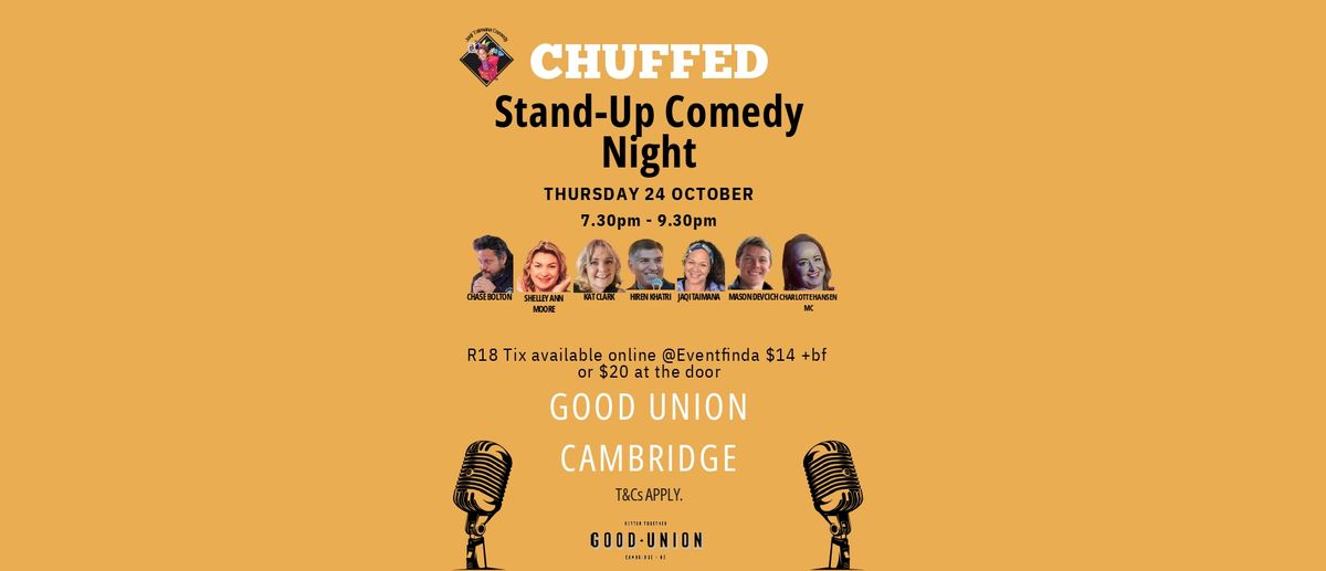 Chuffed Stand-Up Comedy Night Cambridge