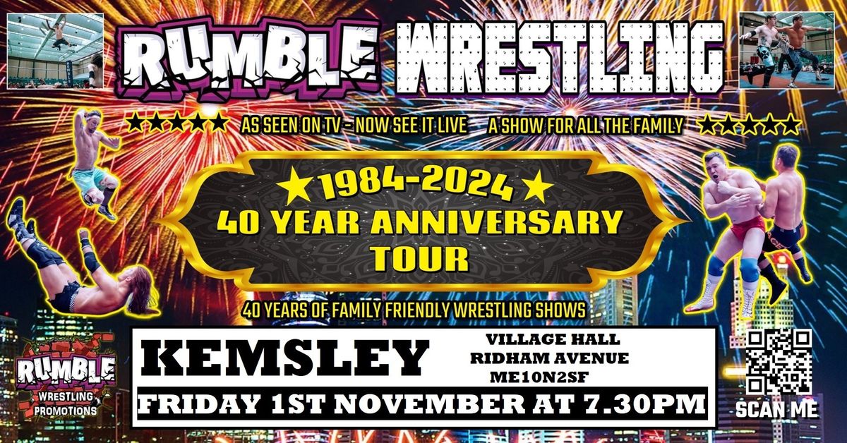 Rumble Wrestling 40 year Anniversary Tour Comes to Kemsley