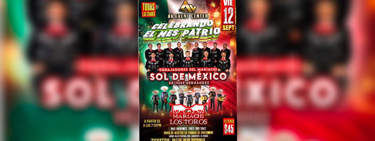 EMBAJADORES DEL MARIACHI SOL DE MEXICO Y MARIACHI TOROS