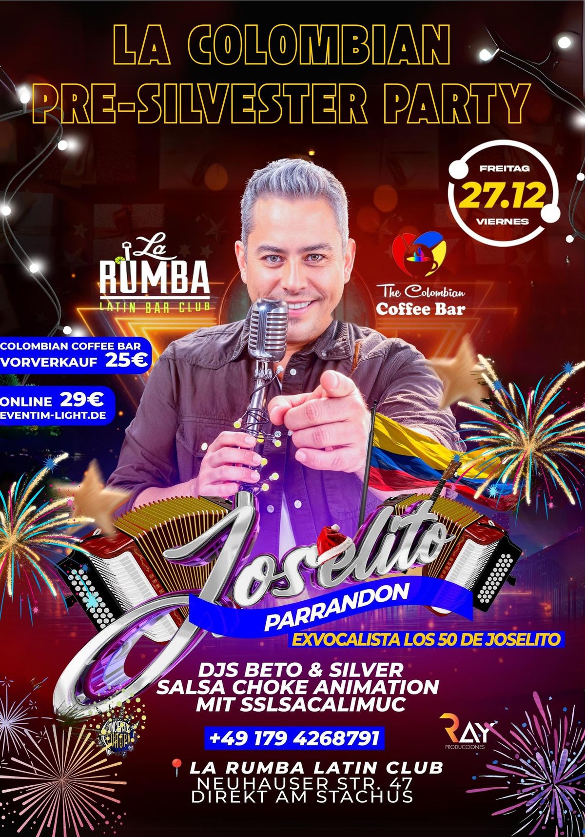 Colombian Pre-Silvester Party Live Los 50 de Joselito Parrandon