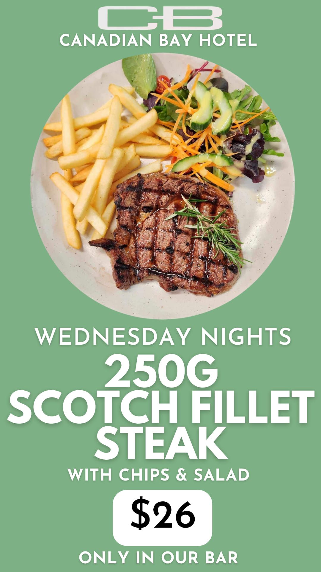 Steak Night Wednesday Nights