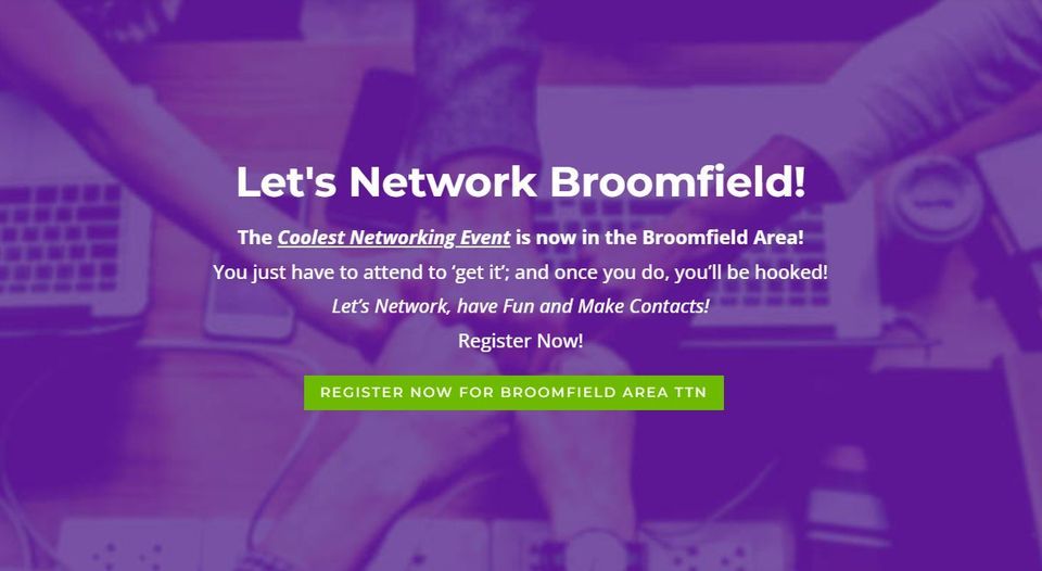 Broomfield Area TableTop Networking April 7th at The Ranch Country Club