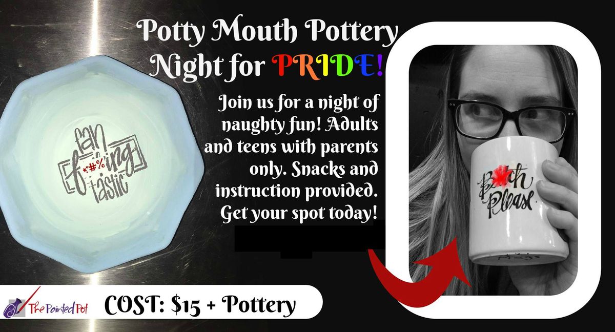 Potty Mouth Pottery Night for Pride