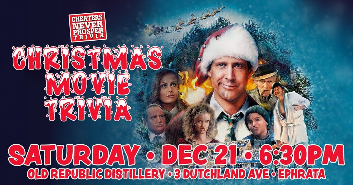 Christmas Movie Trivia at Old Republic Distillery - Ephrata