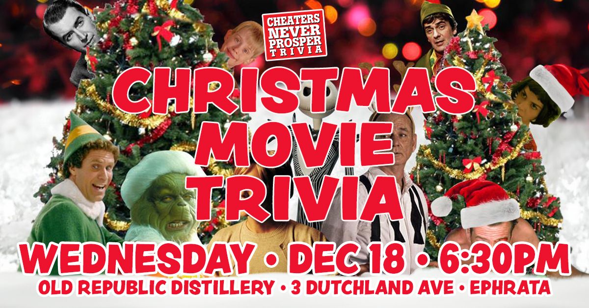 Christmas Movie Trivia at Old Republic Distillery - Ephrata