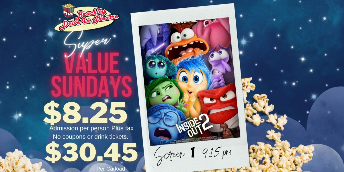 Screen 1:Inside Out 2  ( Super Value Sunday )