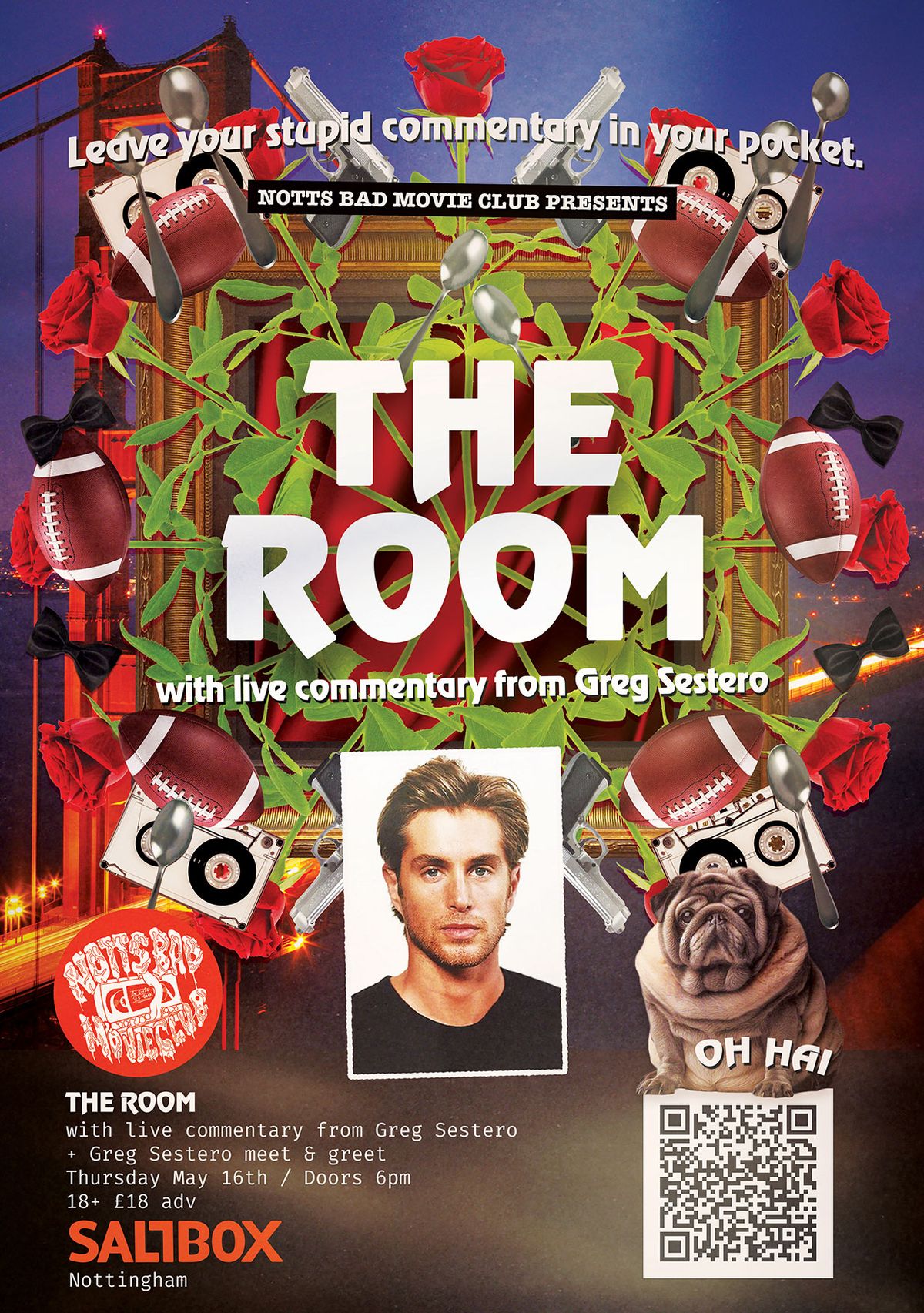 NBMC#15: THE ROOM WITH LIVE COMMENTARY FROM GREG SESTERO