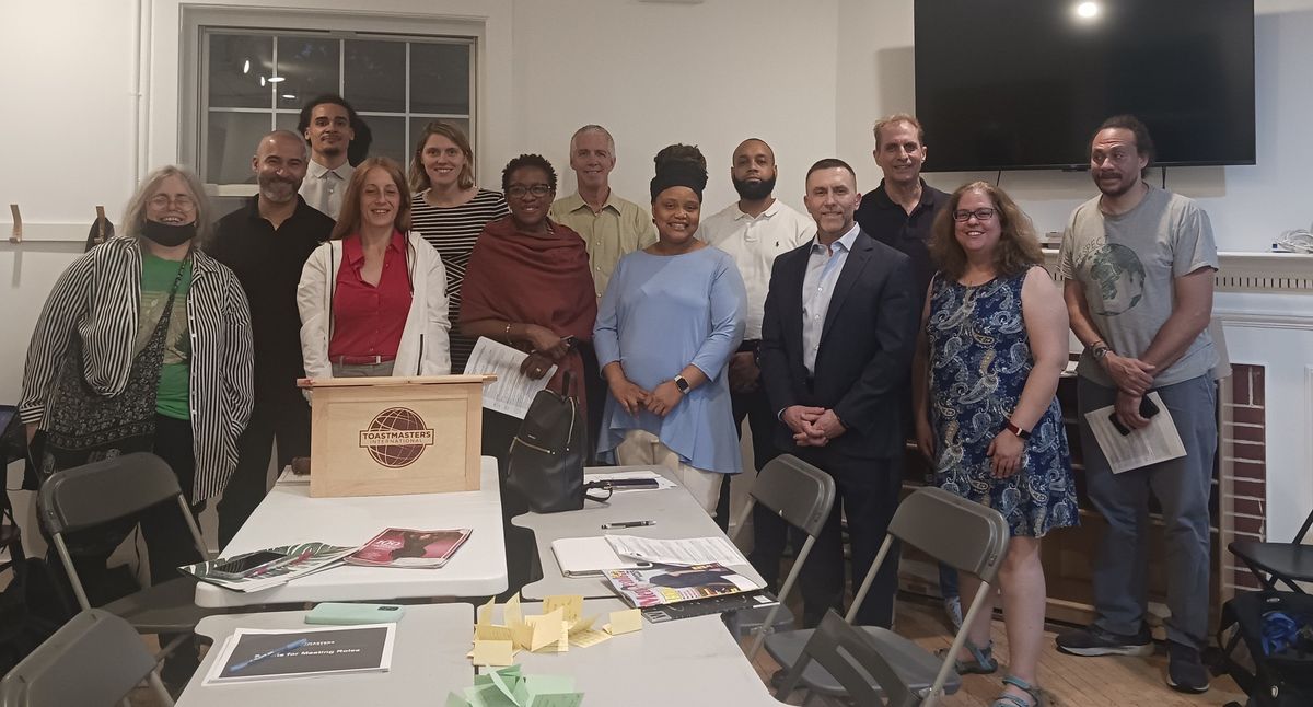 Bronx Toastmasters Club of Riverdale in-person meeting (4th Wednesday of each month)