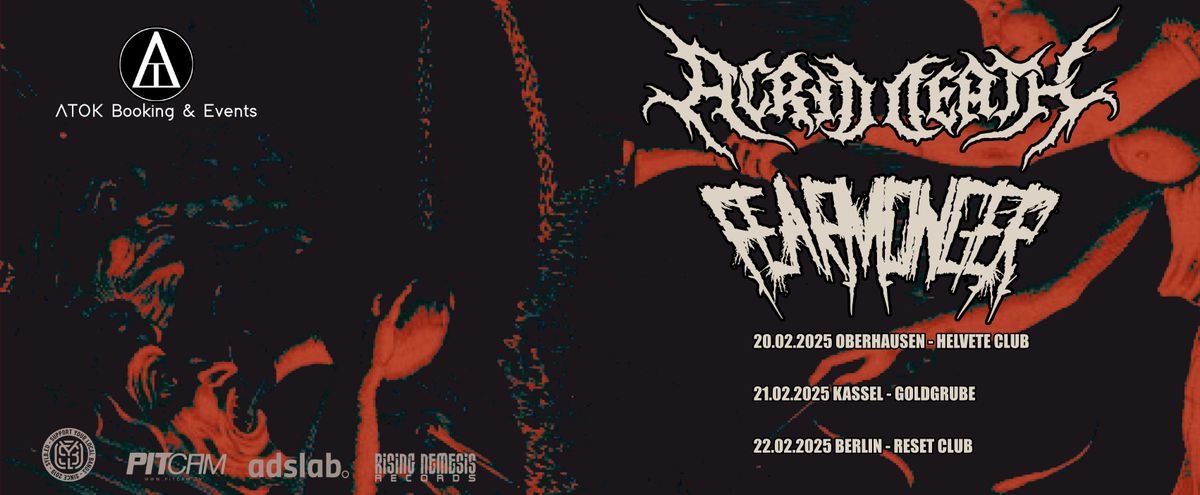 Acrid Death x Fearmonger @Oberhausen