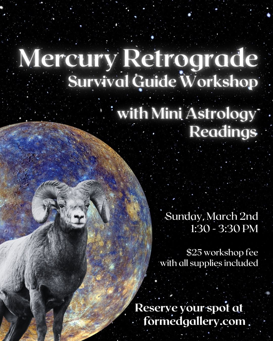 Mercury Retrograde Survival Guide Workshop