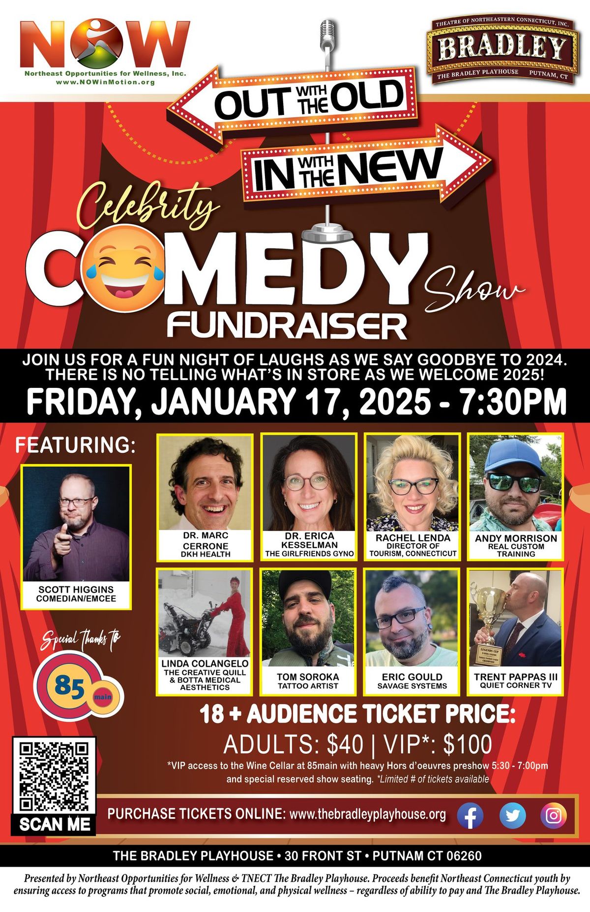 Out with the Old in with the New \u2013 Celebrity Comedy Show