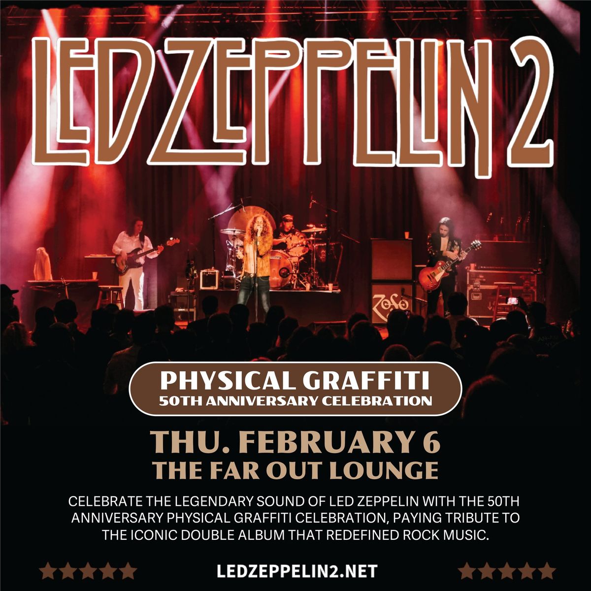 LED ZEPPELIN 2: Physical Graffiti 50th Anniversary Celebration at The Far Out Lounge