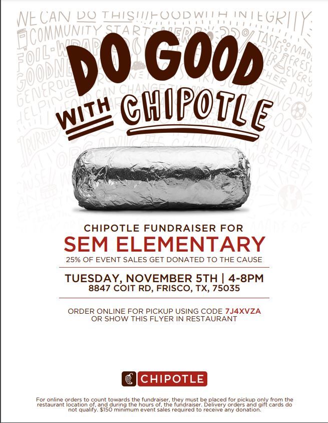 Chipotle Spirit Night