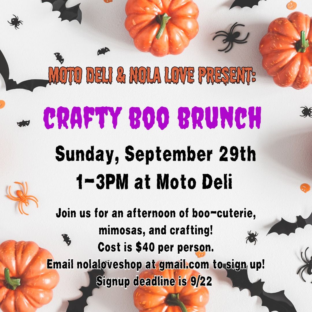 Crafty Boo Brunch