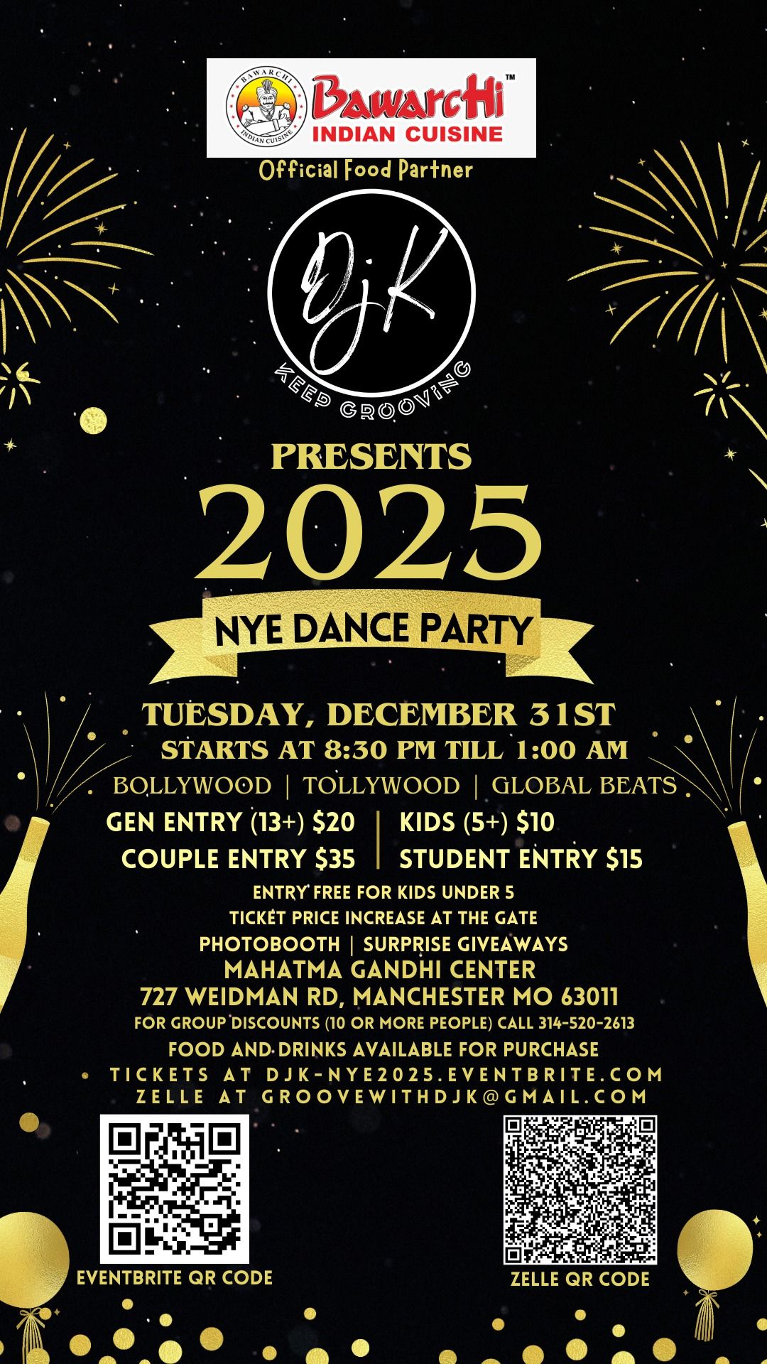 2025 New Year's Eve Bollywood Bash!!!