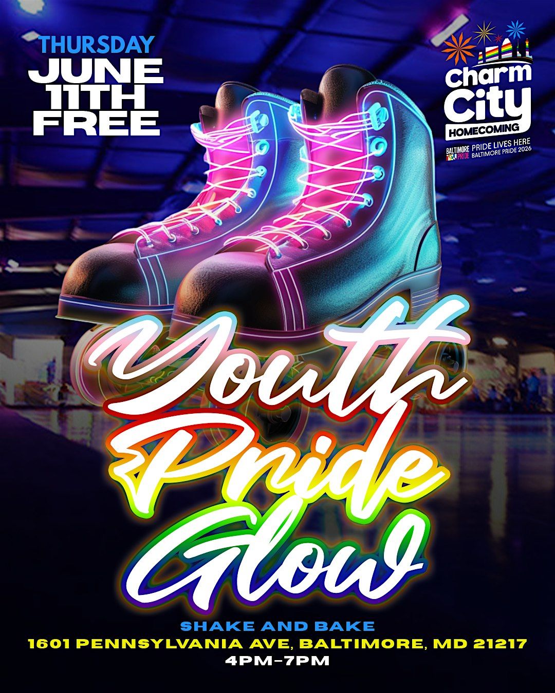 Pride Glow and Skate Party
