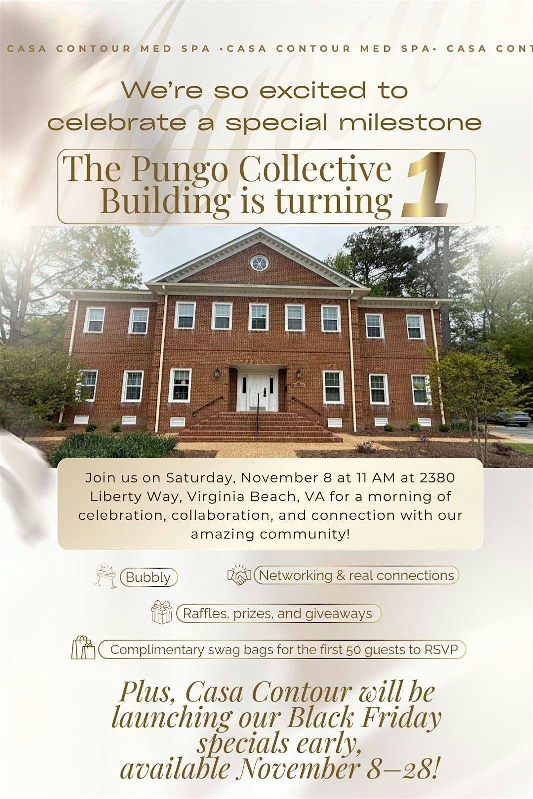 The Pungo Collective Building is turning 1!