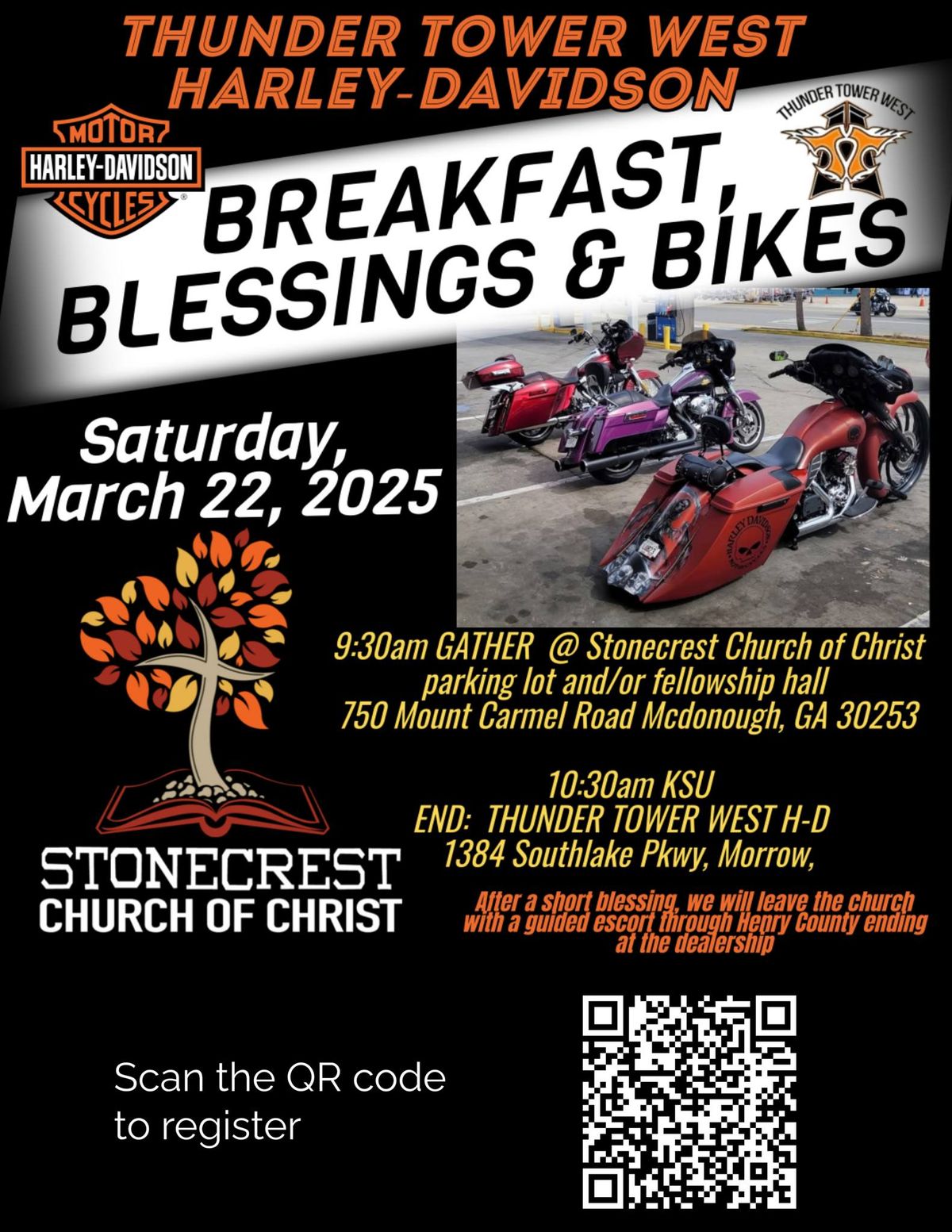 BREAKFAST, BLESSINGS & BIKES 