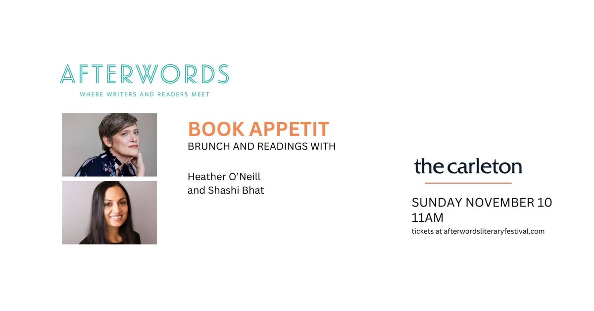 AfterWords Literary Festival presents Book Appetit Brunch