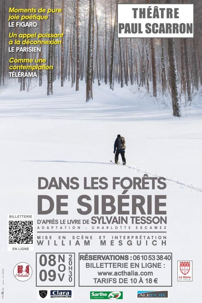 "Dans les for\u00eats de Sib\u00e9rie" d\u2019apr\u00e8s le livre de Sylvain TESSON