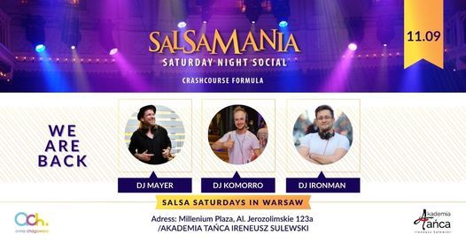 Salsamania 11 IX: DJ Mayer & DJ Ironman & DJ Komorro in da house!
