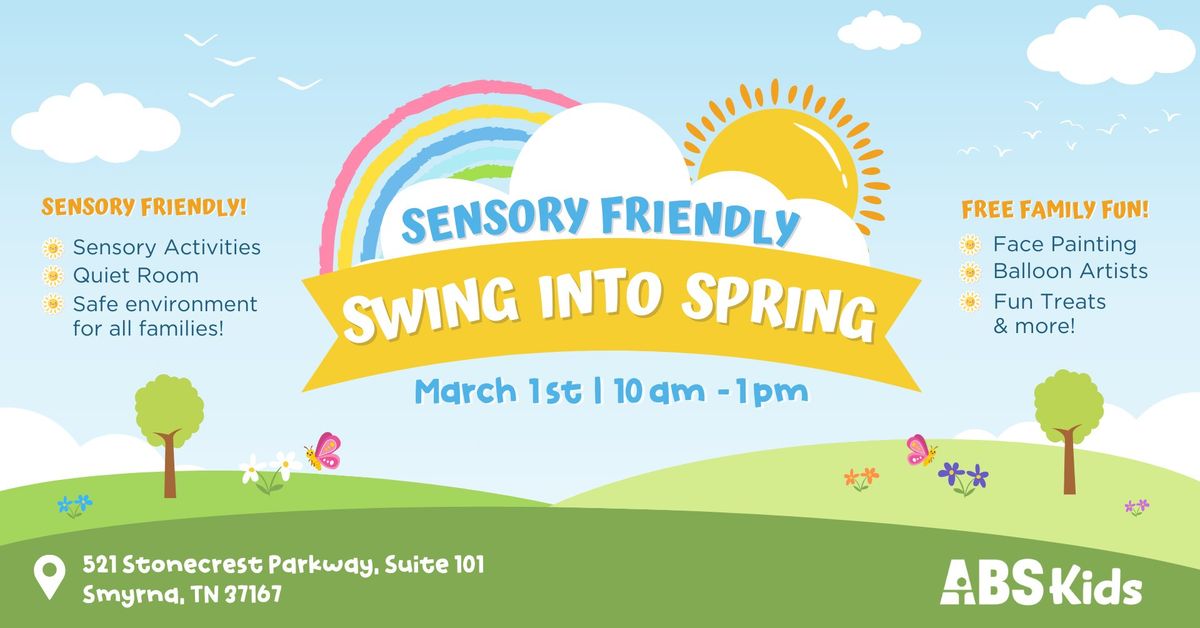 Sensory Friendly Swing into Spring