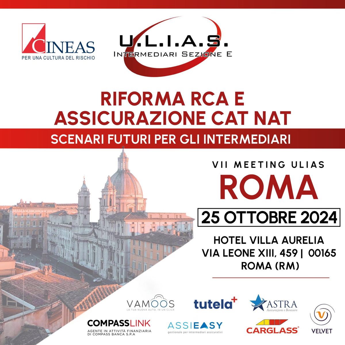 Assicurazione Cat Nat - 25 ottobre Roma