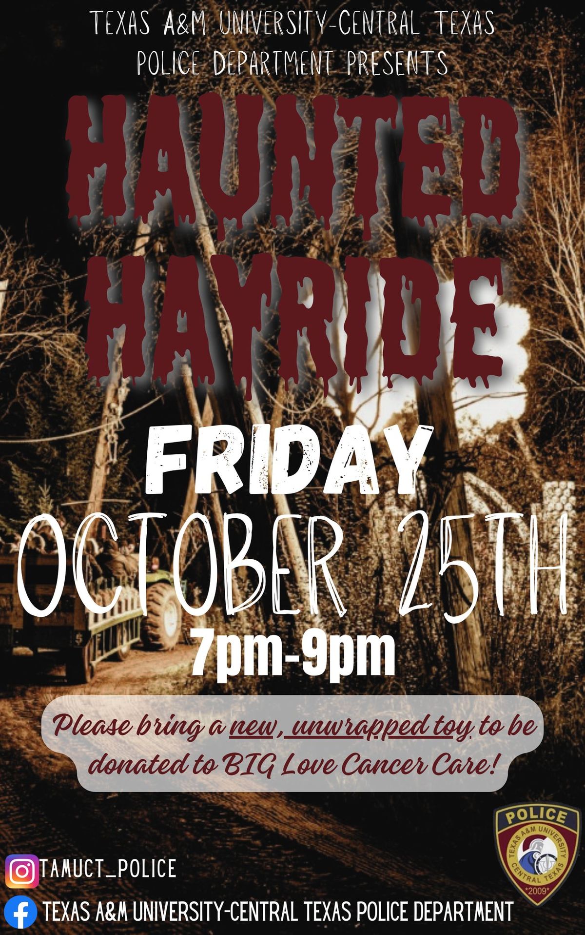 TAMUCT PD Haunted Hayride