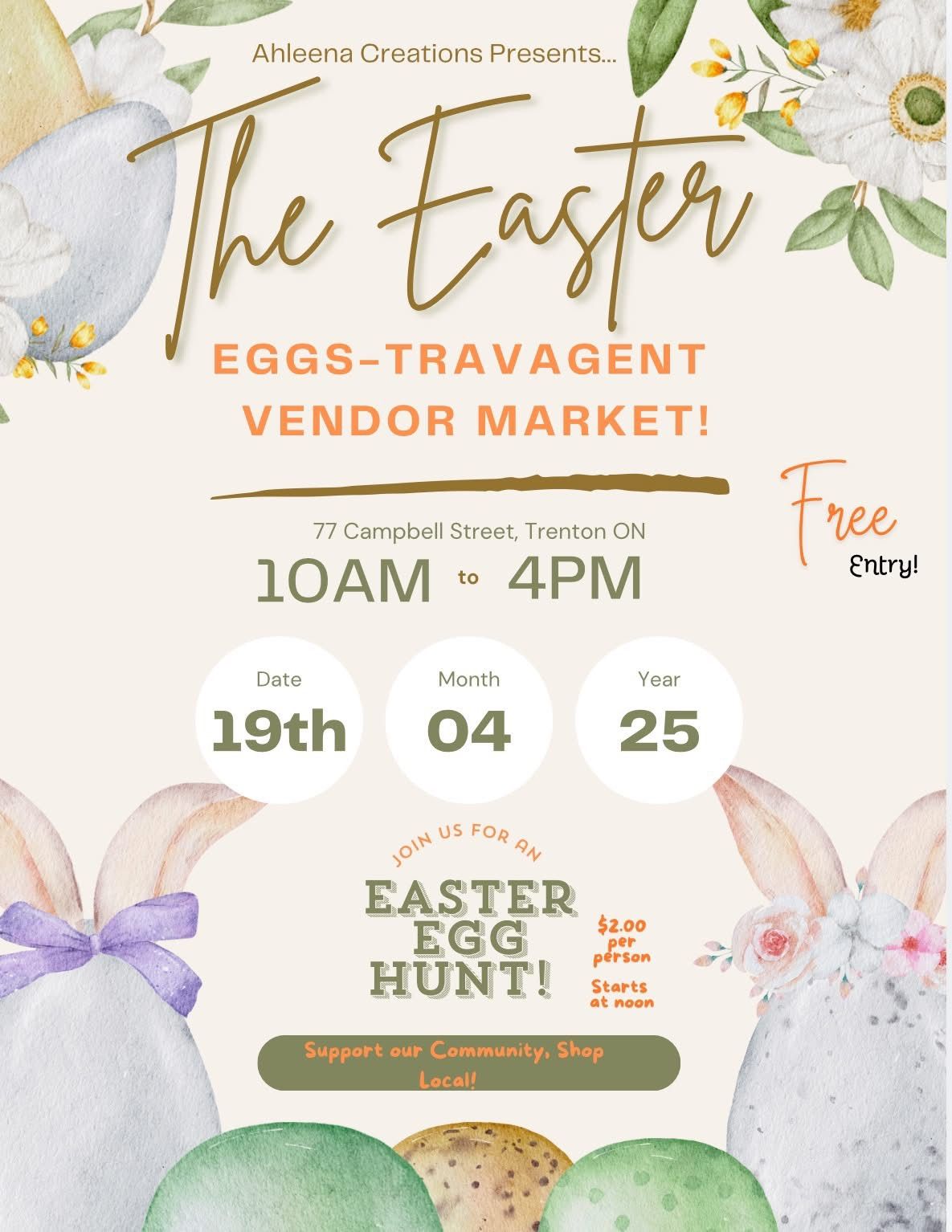 The Easter Eggs-travagent Vendor Market 