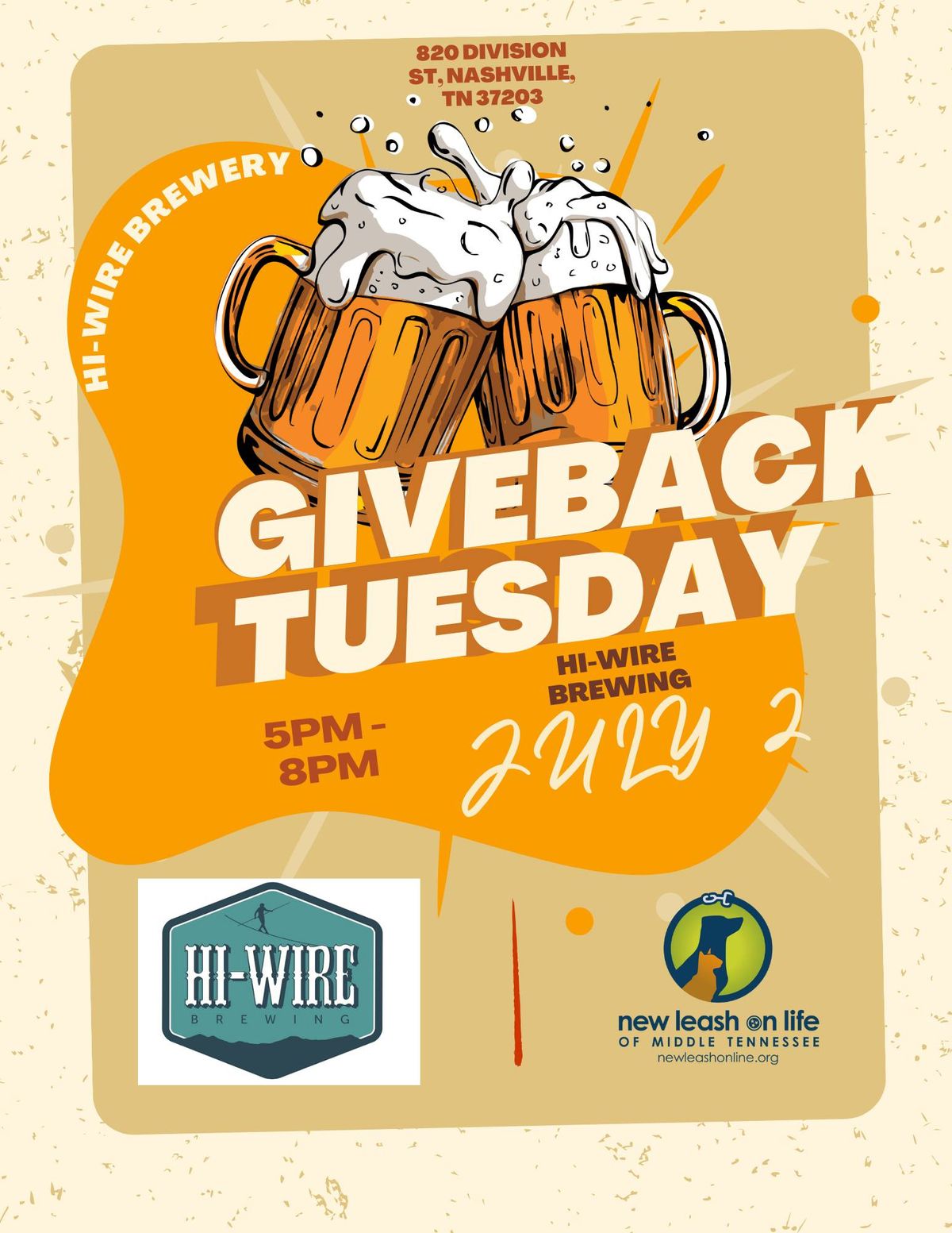 Give Back Tuesday at Hi-Wire