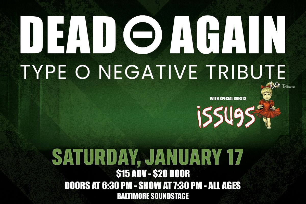 Dead Again - Type O Negative Tribute