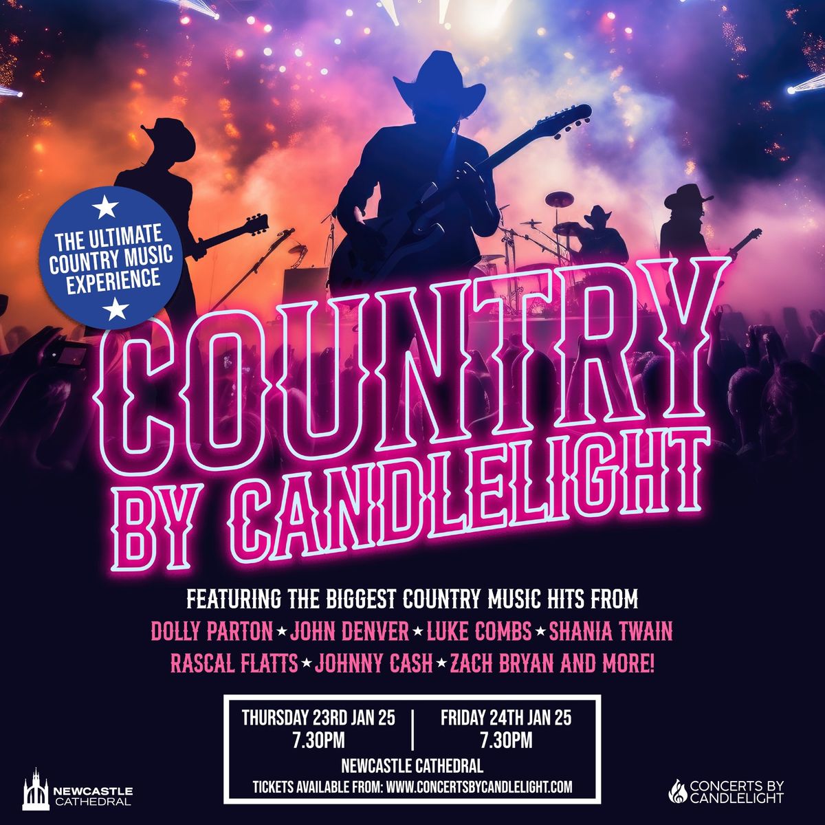 Country By Candlelight at Newcastle Cathedral