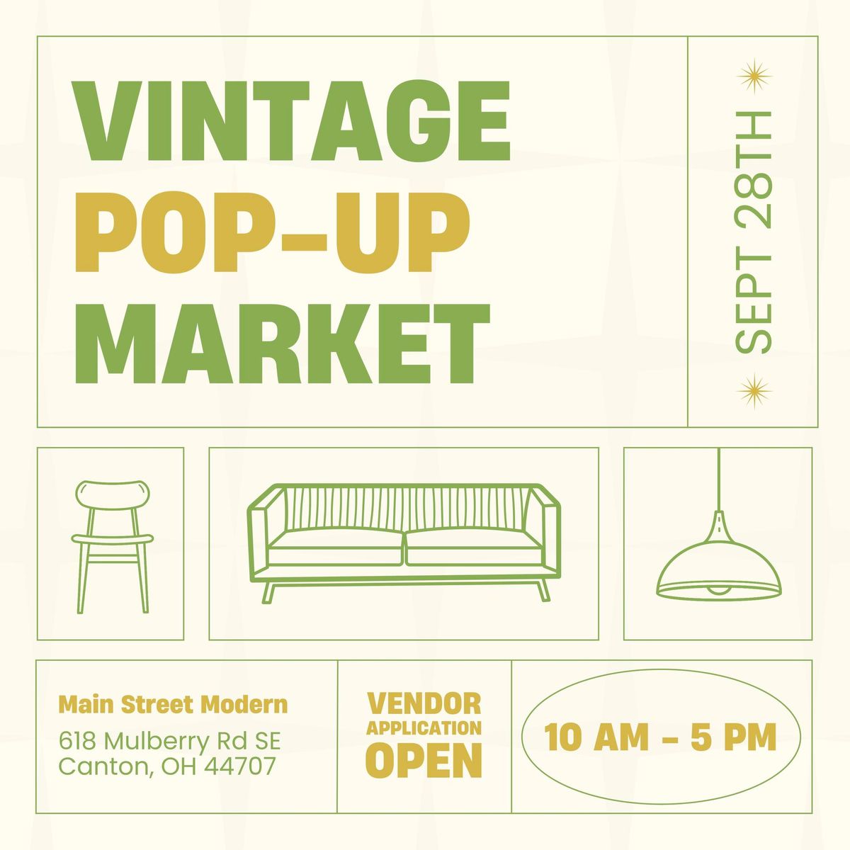 Vintage Pop-Up Market at Main Street Modern