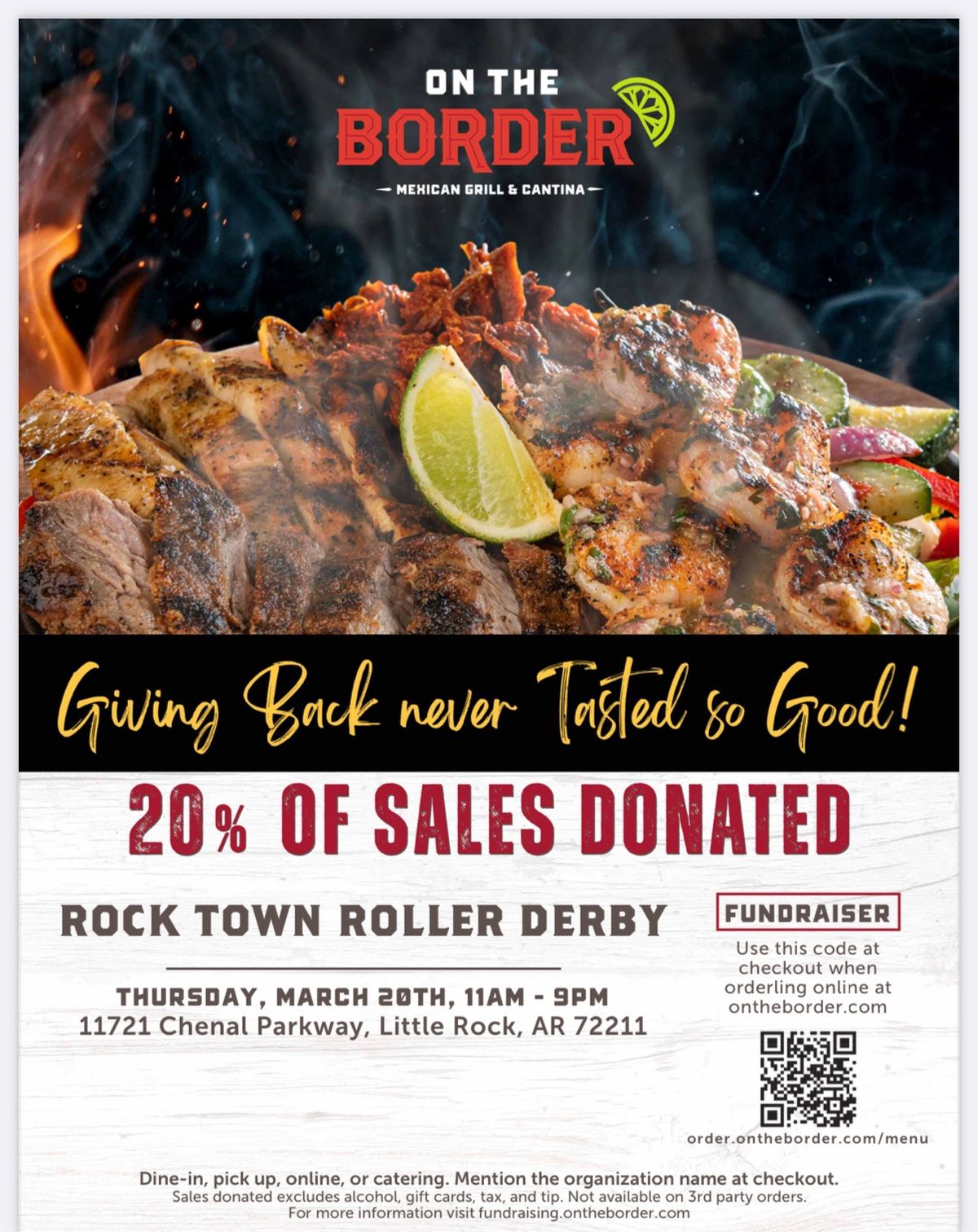 Rock town Fundraiser at On the Border