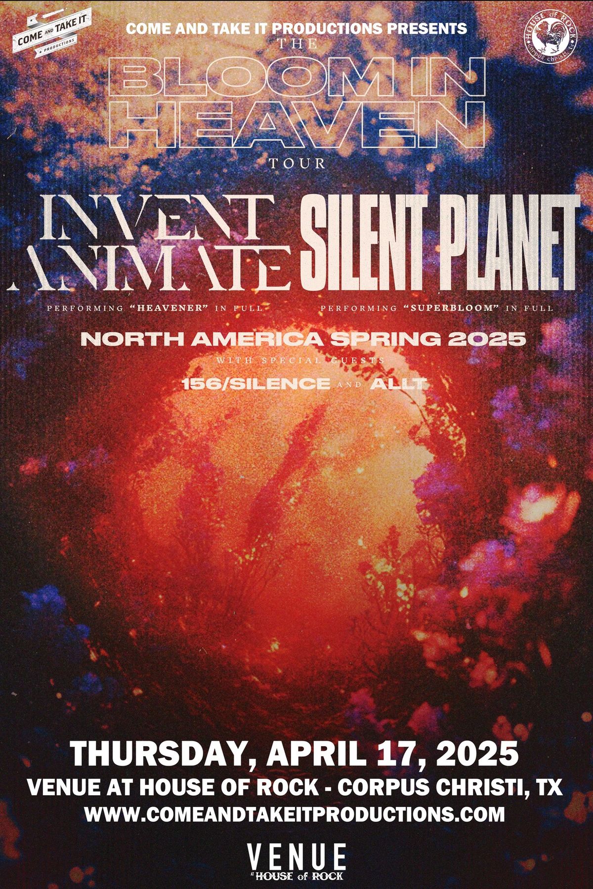 INVENT ANIMATE & SILENT PLANET: The Bloom In Heaven Tour at House of Rock