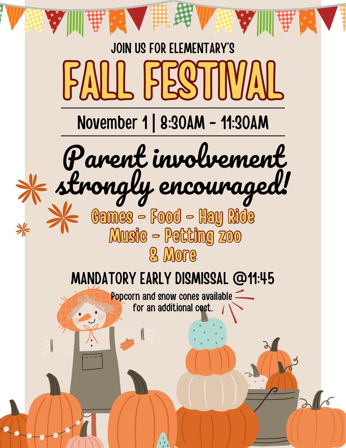 Fall Festival - Elementary & NeuroDiverse