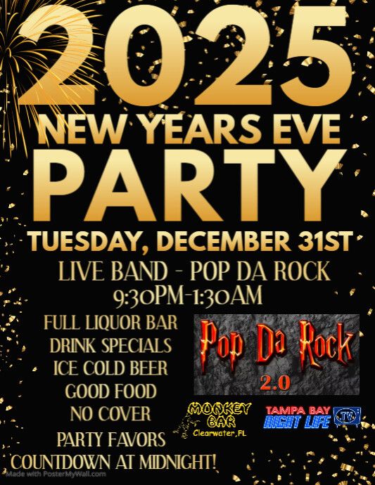 NYE Party with Pop Da Rock