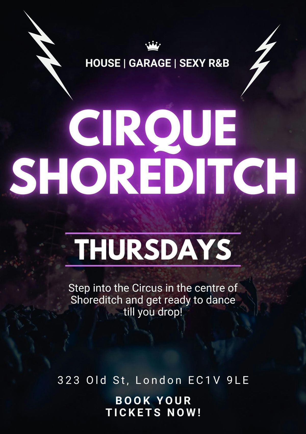 A-Level Results Party @ CIRQUE SHOREDITCH \/\/ Cirque Shoreditch \/\/ Party Tunes, R&amp;B, Commercial, Hip-Hop bangers