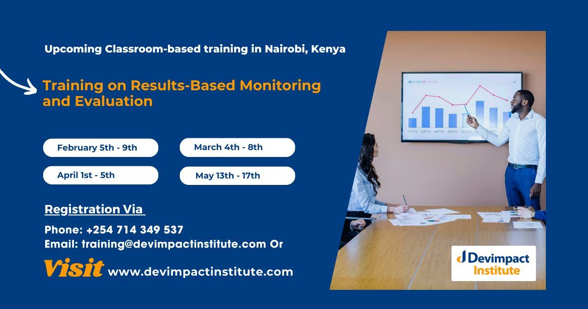 Training on Results-Based Monitoring and Evaluation