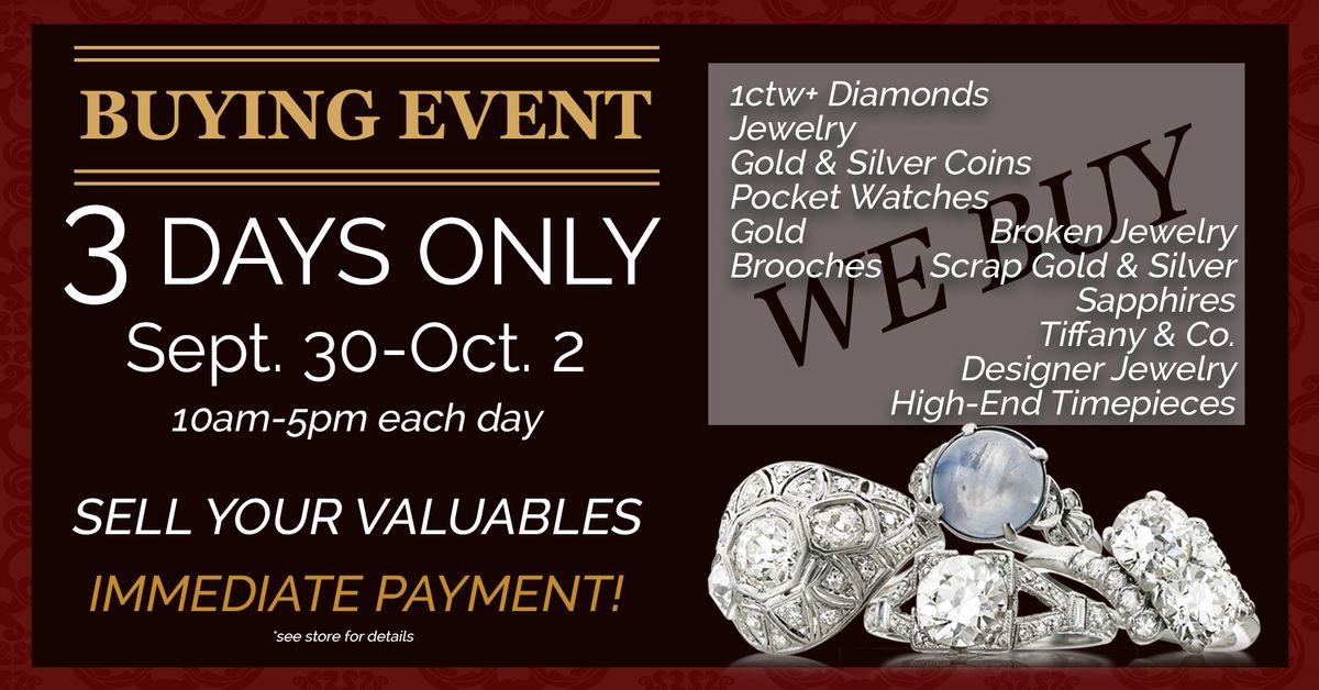 3-Day Estate Buying Event