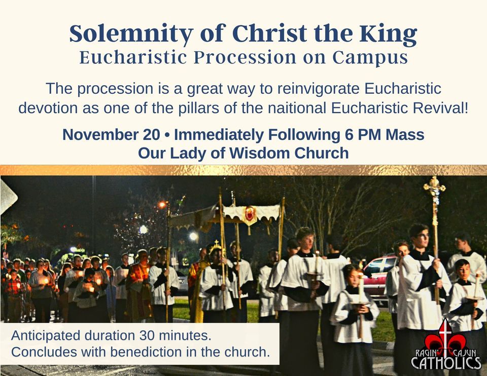 Christ the King Eucharistic Procession