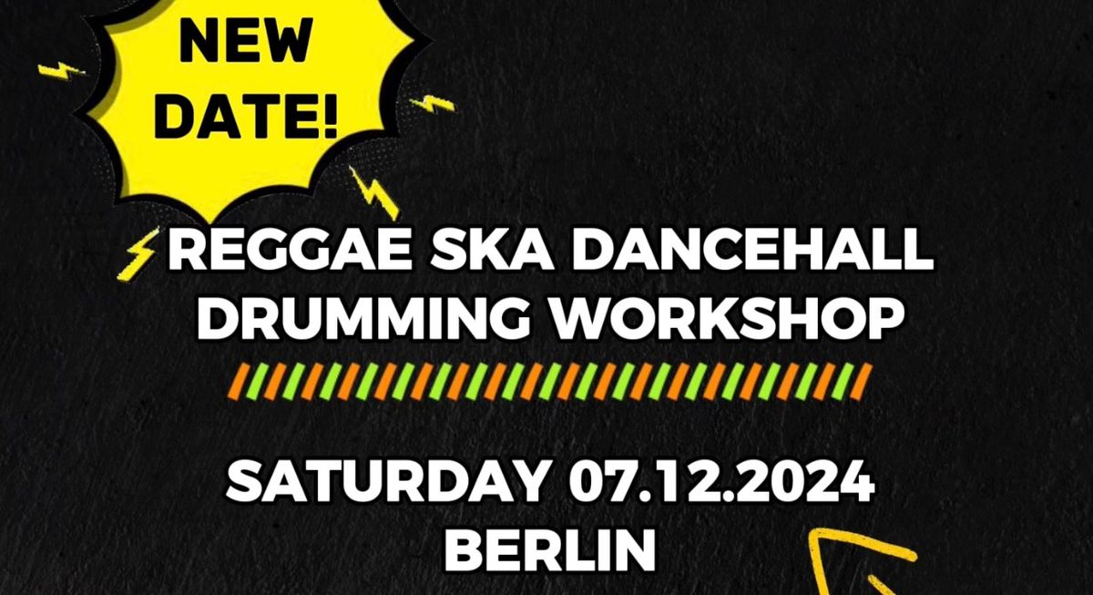 Reggae Ska Dancehall Drumming Workshop