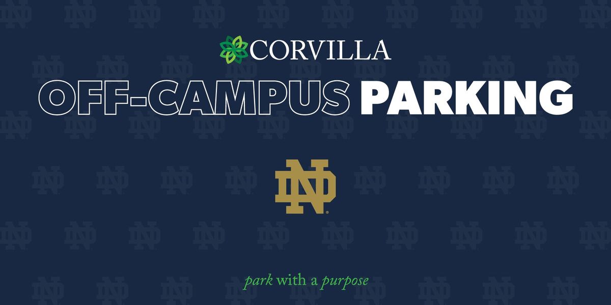 Corvilla Off-Campus Notre Dame Football Parking