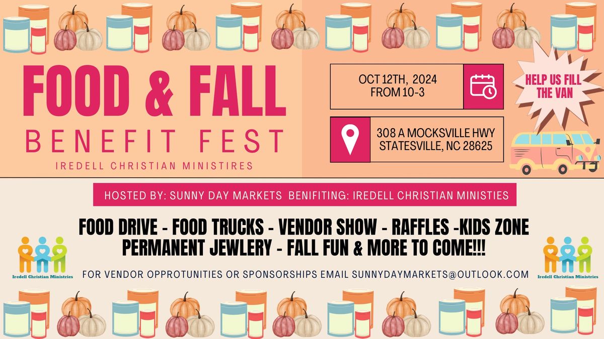 Food & Fall Benefit For ICM 