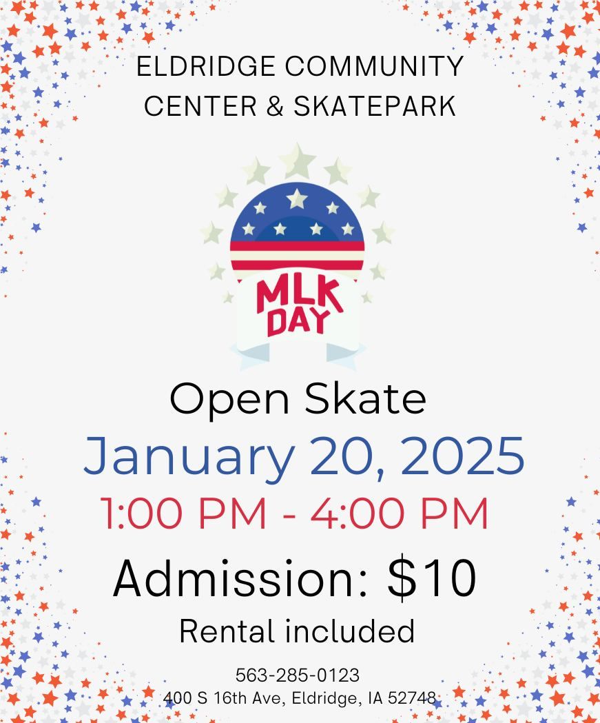 Martin Luther King Jr Day Skate 