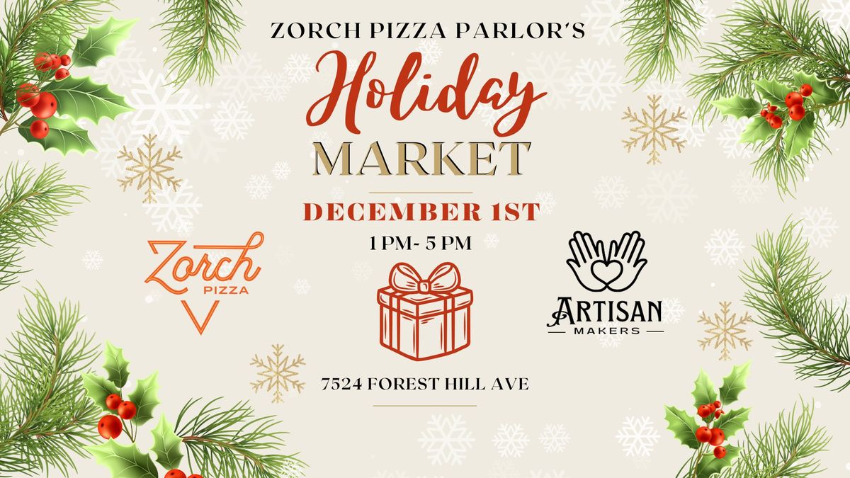 Zorch Pizza Parlor's Holiday Market