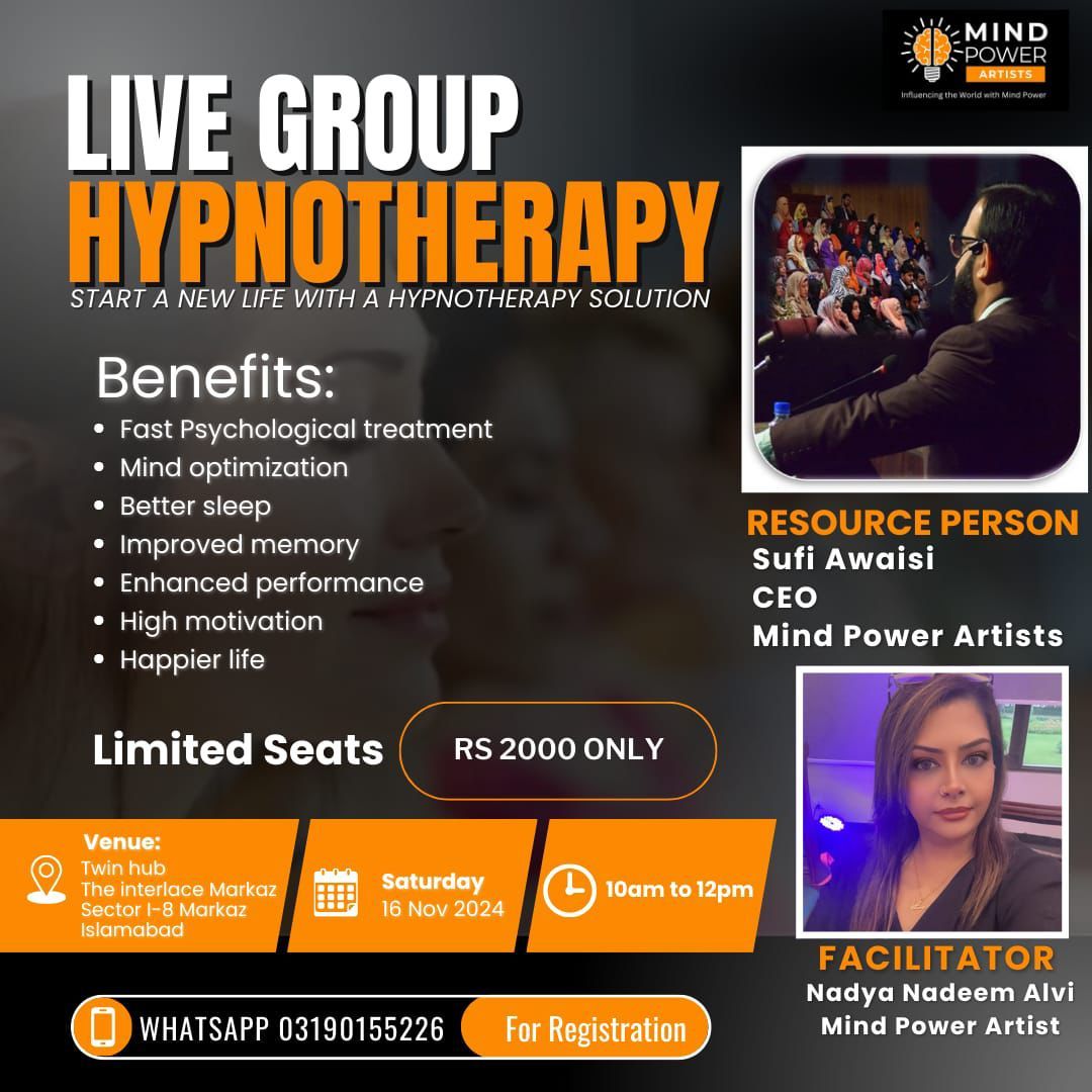 LIVE GROUP HYPNOTHERAPY 